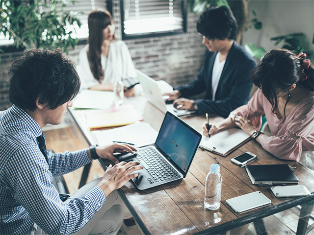 オフィスフロアに